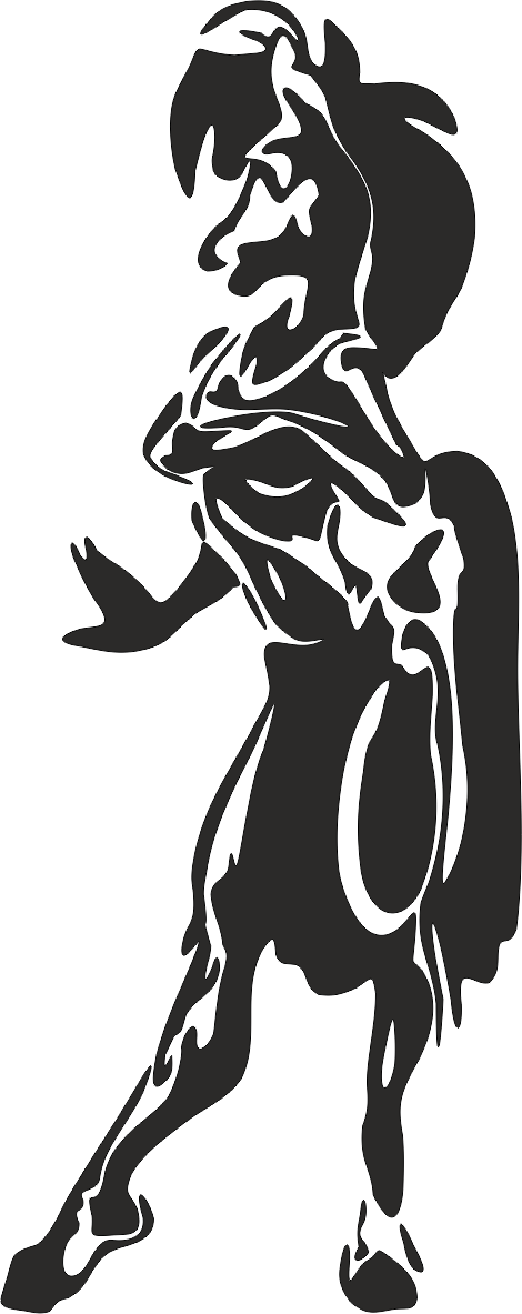 Aufkleber Wolfsfrau