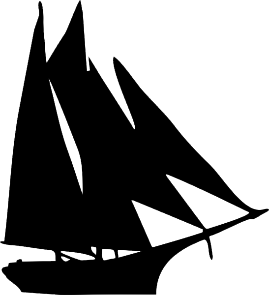 Segelschiff als Aufkleber