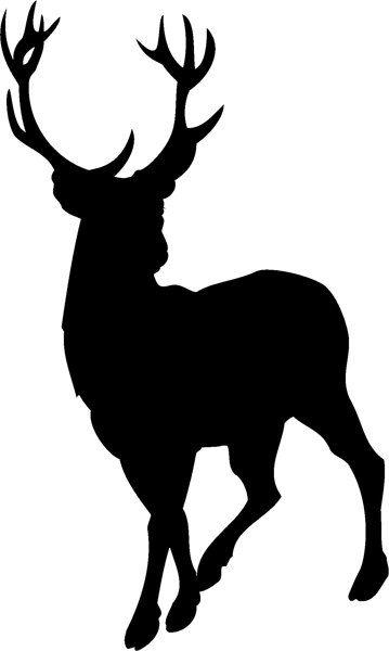 Aufkleber Hirsch