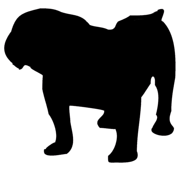 Hundeaufkleber Bulldogge