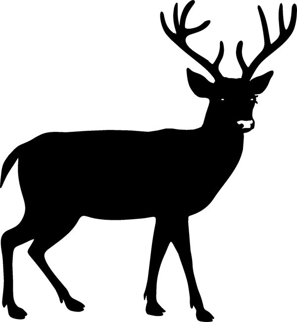 Aufkleber Hirsch