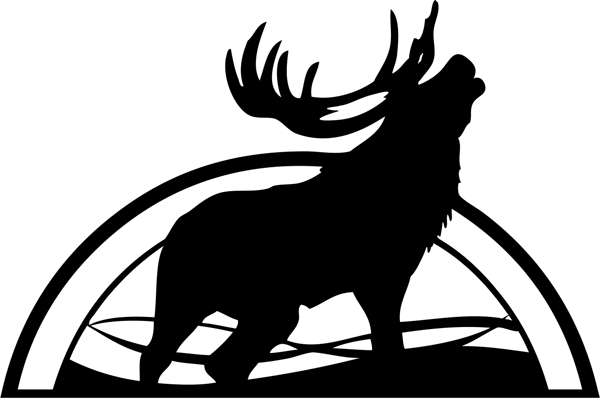 Aufkleber Hirsch