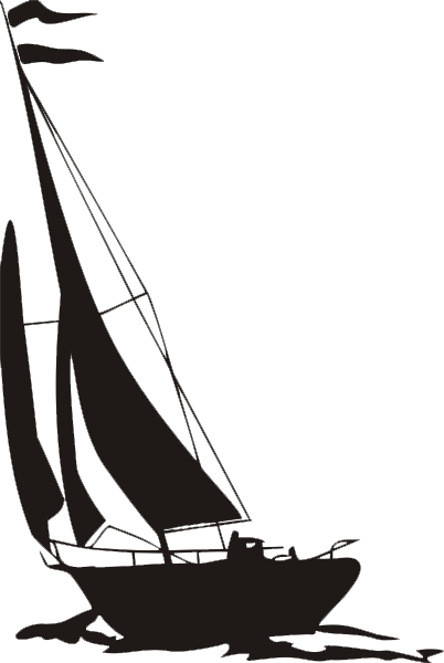 Segelschiff als Aufkleber