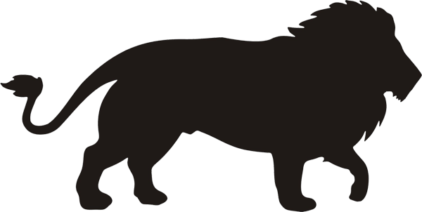 Aufkleber Löwe