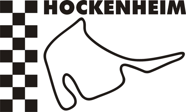 Rennstreckenaufkleber Deutschland Hockenheim