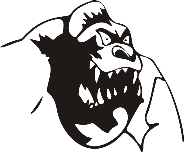 Gorilla Cartoon Aufkleber