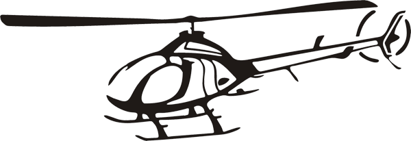 Helikopteraufkleber -005