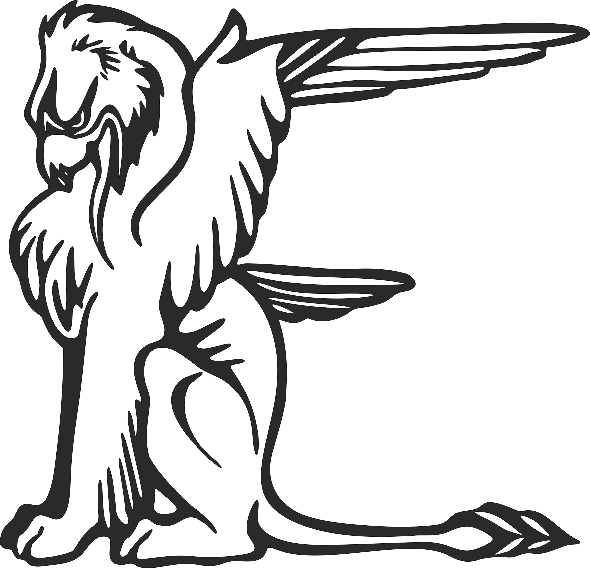 Aufkleber Greif