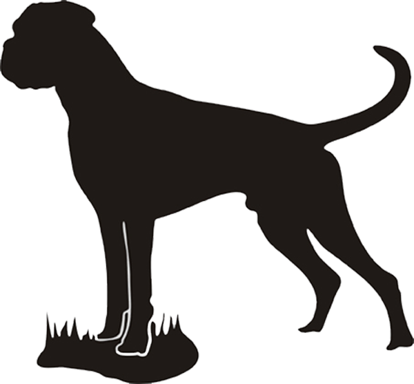 Hundeaufkleber Boxer