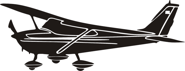 Cessna Flugzeug Aufkleber