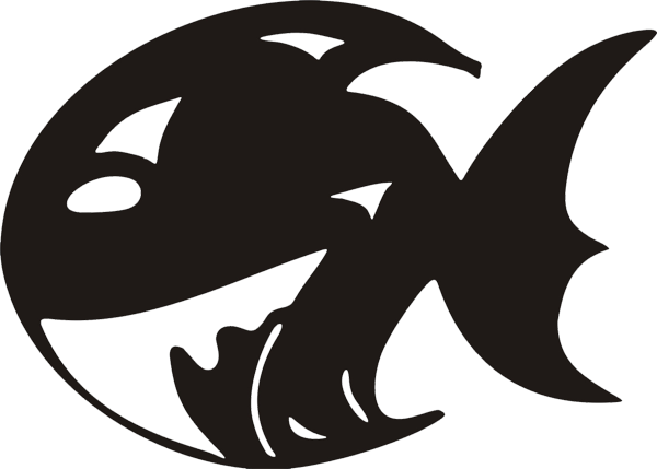 Aufkleber Fisch