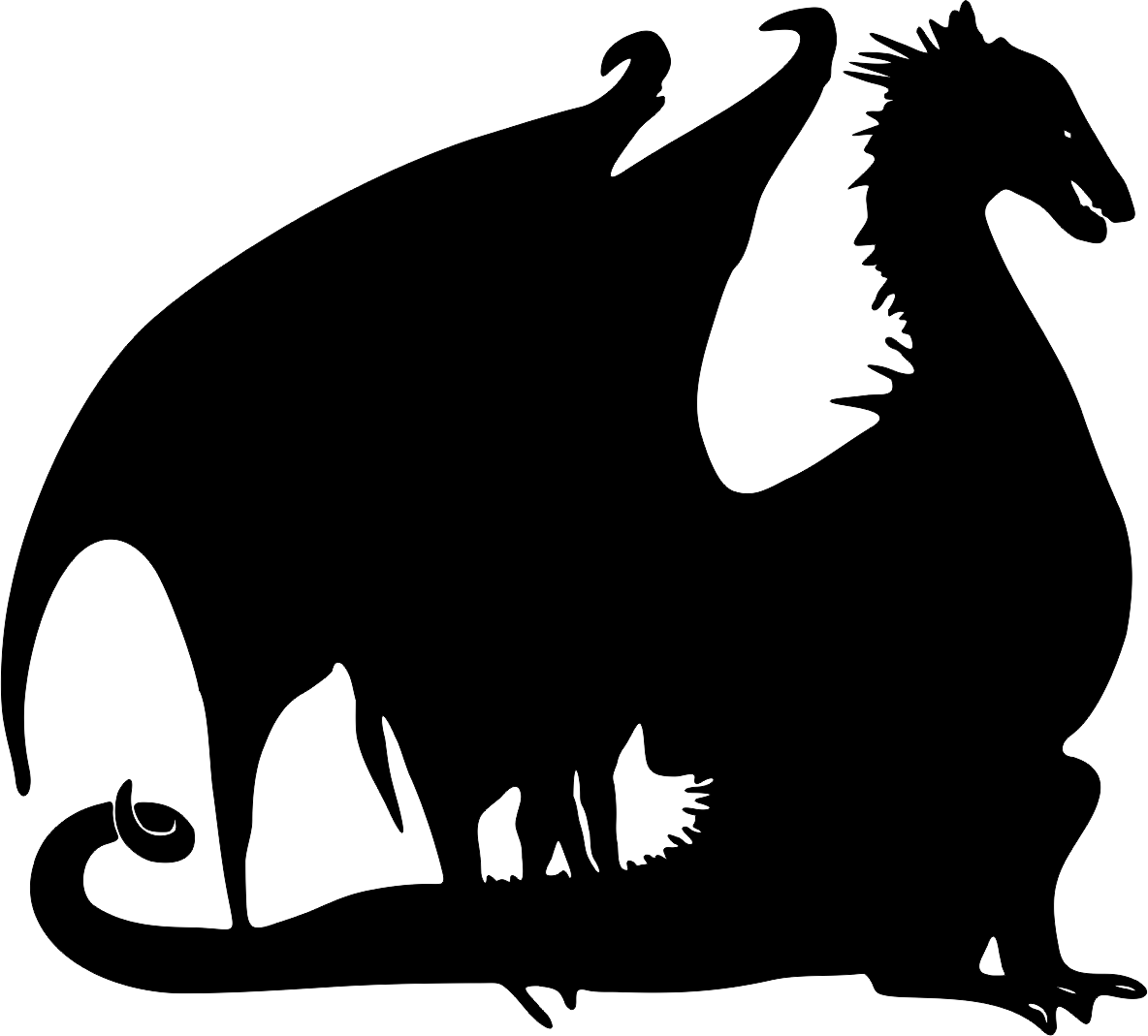 Aufkleber Drache