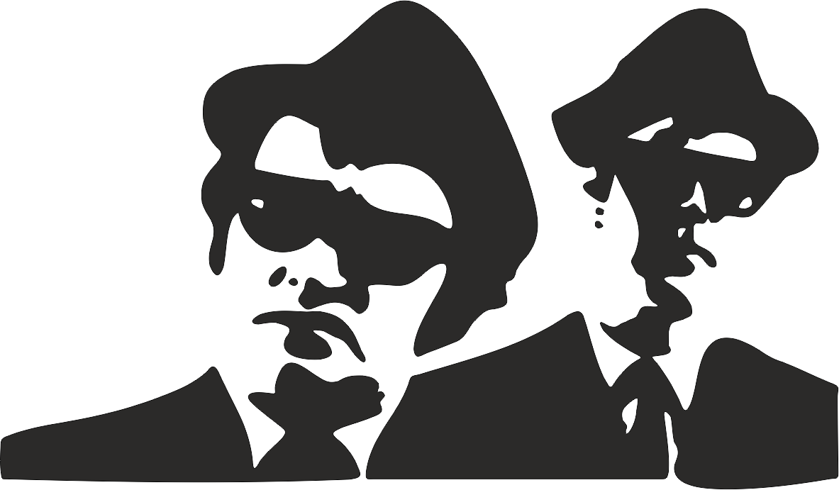 Aufkleber Blues Brothers